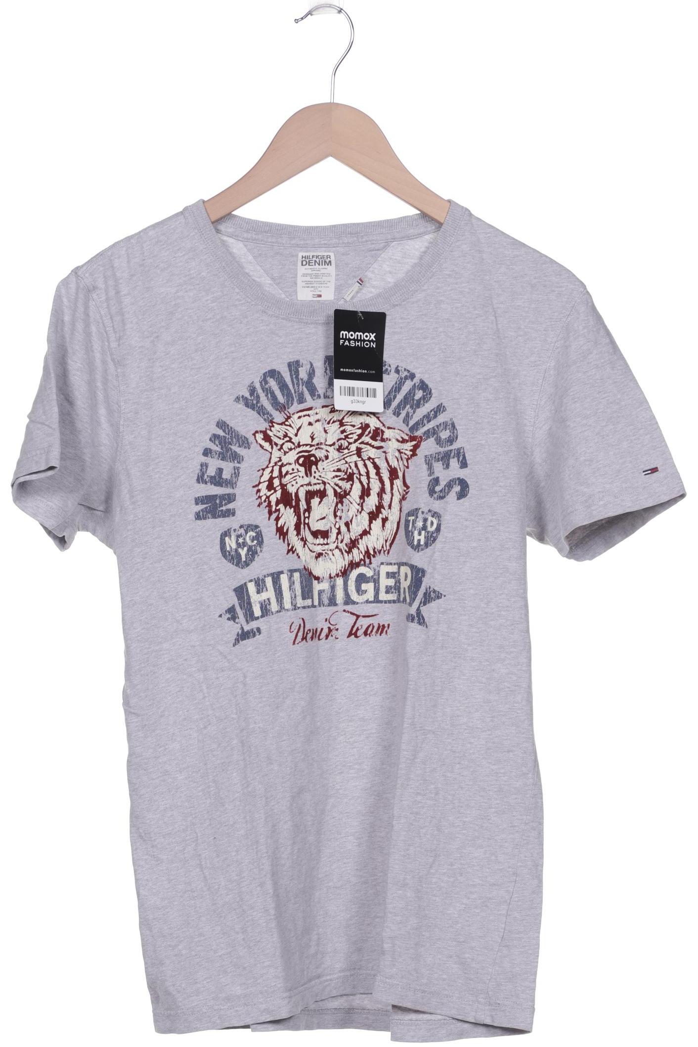 HILFIGER DENIM Herren T-Shirt, grau von Hilfiger Denim