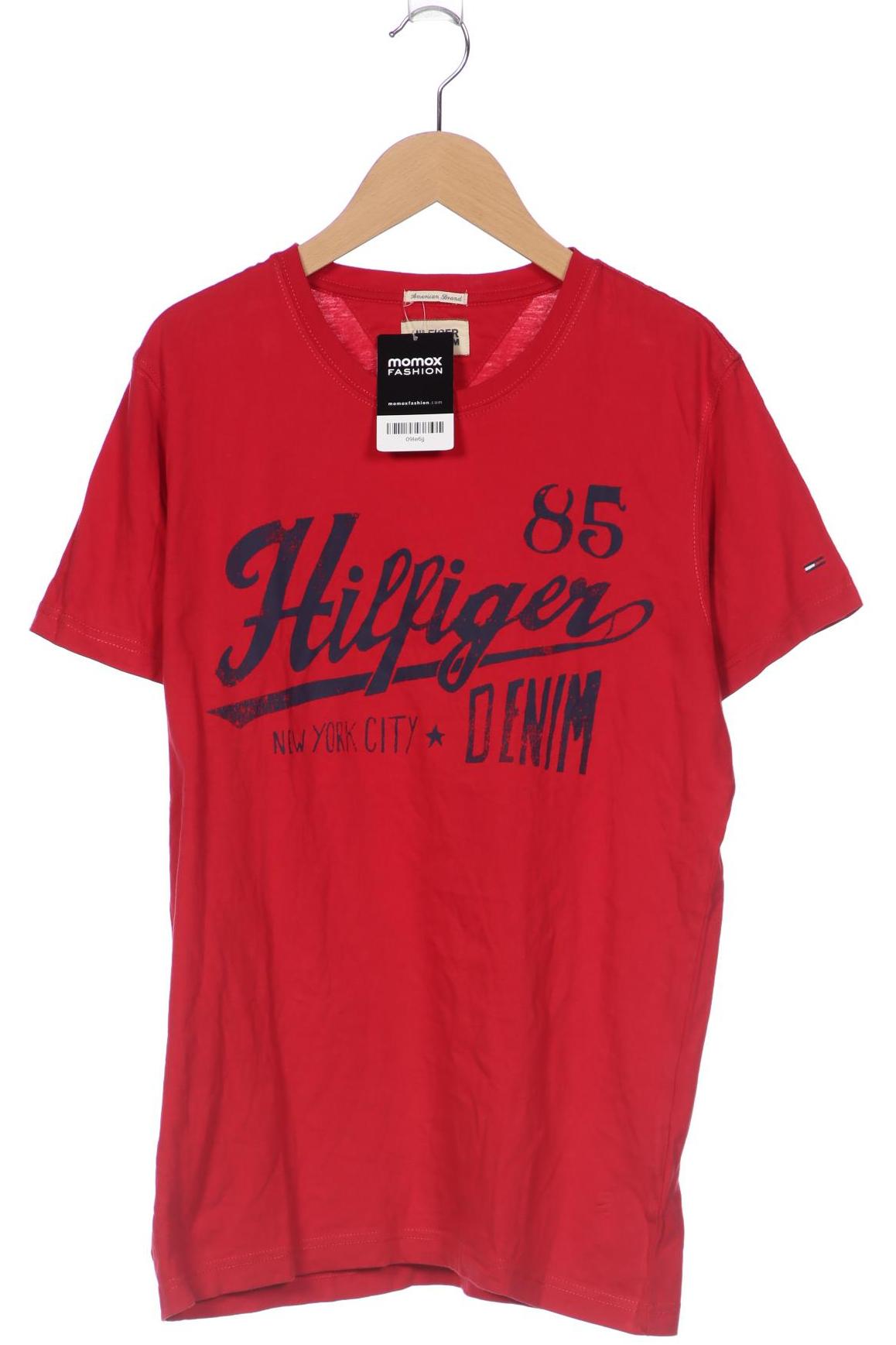 HILFIGER DENIM Herren T-Shirt, rot von Hilfiger Denim