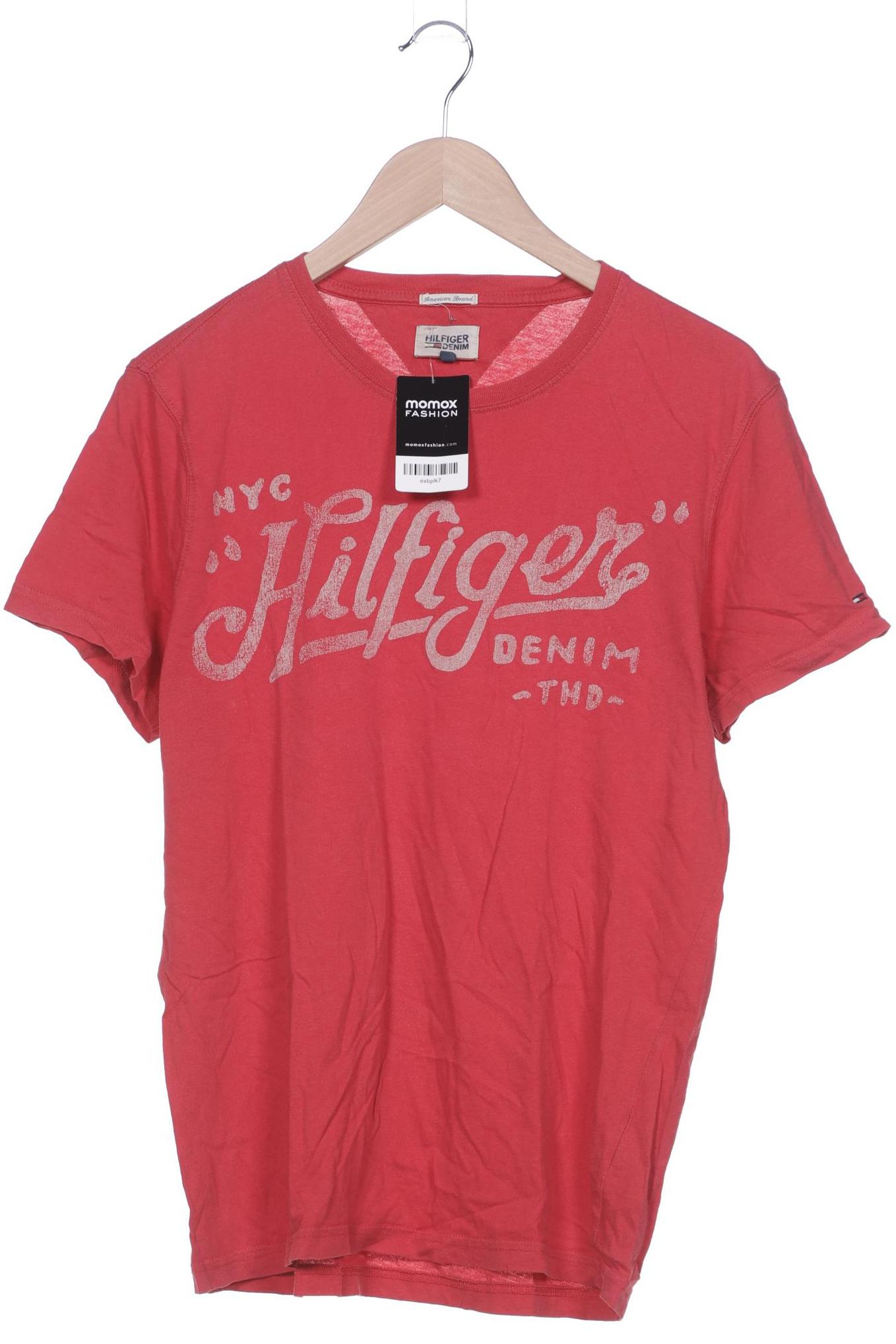 HILFIGER DENIM Herren T-Shirt, rot von Hilfiger Denim