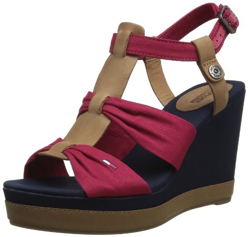 Hilfiger Denim Lively 17D,-Schuhe Stadt Damen, Rot - Rouge (543 Raspberry Wine) - Größe: 38 von Hilfiger Denim