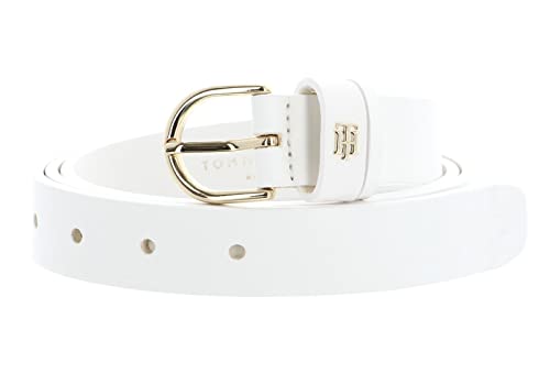 Tommy Hilfiger Damen TH Timeless 2.5 Curve Gürtel, White, 135 von Tommy Hilfiger