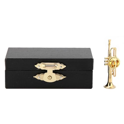 Hilitand Exquisite Musikinstrumente Form Brosche Frauen Kleid Clip mitEtui Für Musikinstrument Modell Dekoration(#2) von Hilitand