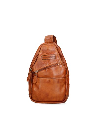 Gürteltasche für Herren aus echtem Leder Made in Italy 21 x 32 x 5 cm ART-64-15152-HILB, Leder, 21x32x5, Klassisch von Hill Burry