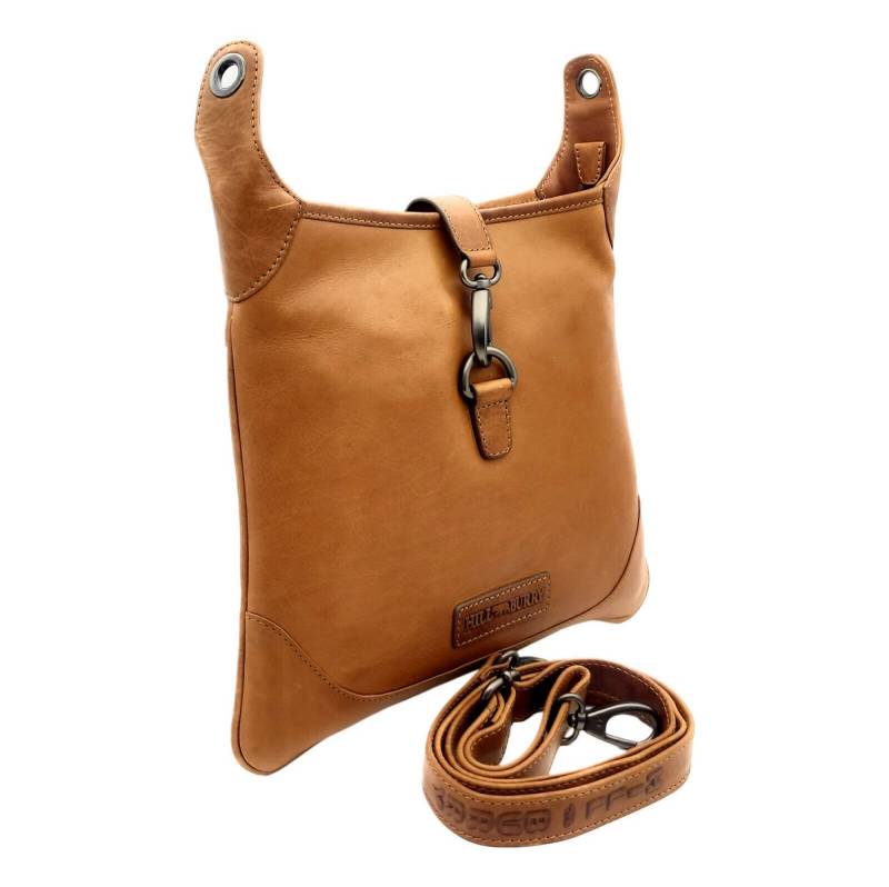 Hill Burry Handtasche echt Leder Umhängetasche, Schultertasche, gewachstes Rindleder von Hill Burry