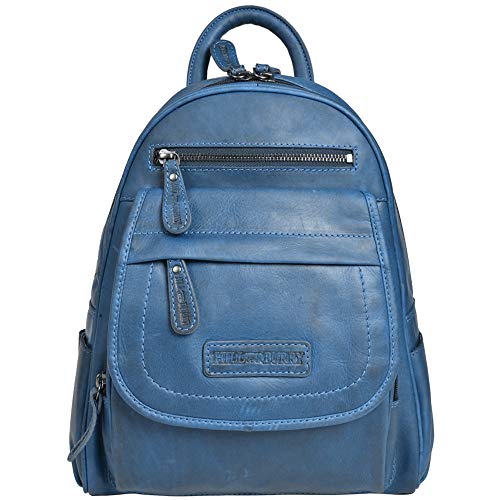 Hill Burry Rucksack Damen Frauen Wander Schultertasche Damentasche blau neu von Hill Burry