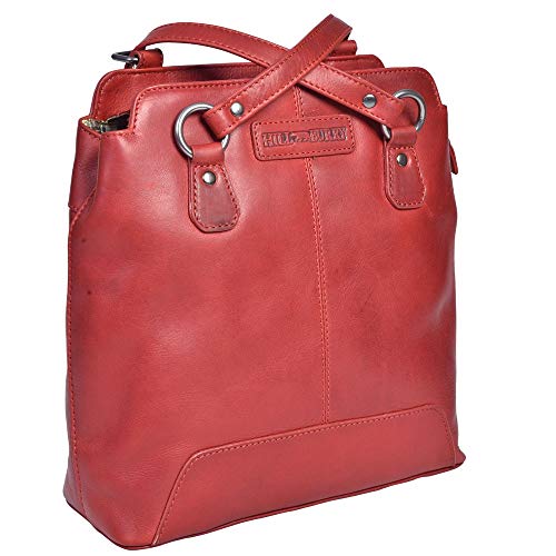 Hill Burry Rucksack Damen Frauen Wander Schultertasche Damentasche rot neu von Hill Burry