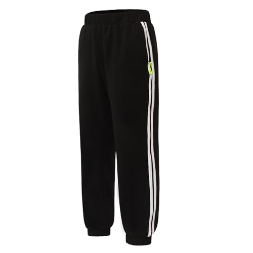 Hill & Sea Unisex Kinder Jogginghose Trainingshose Sporthose Schwarz 164 von Hill & Sea