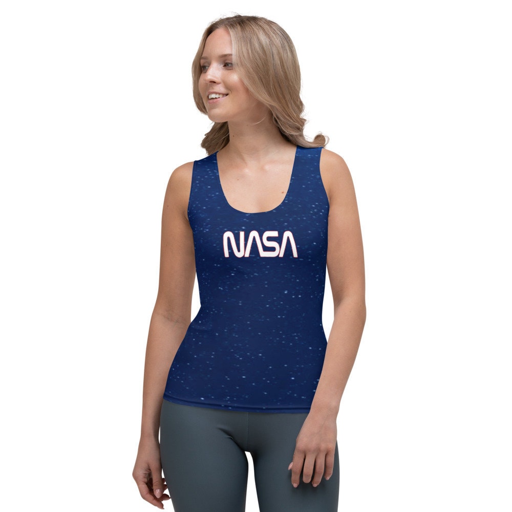 Nasa Tank Top, Shirt, Womens, Frauen Raum Nasa, Mädchen Wissenschaft, Training Oben, Süße Fitness-Shirt, Sterne Shirt von HillCompanyDesigns