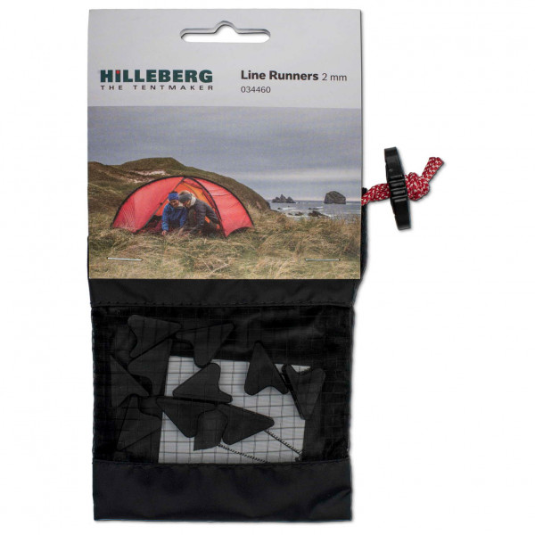 Hilleberg - Line Runners For Guy Line Gr 2 mm schwarz von Hilleberg