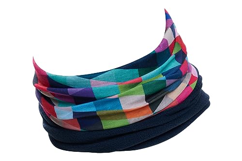 Hilltop® Polar Multifunktionstuch mit Fleece, warmes Halstuch, Schlauchtuch, Bandana für Damen und Herren, Farbe:Kansu Multi von Hilltop