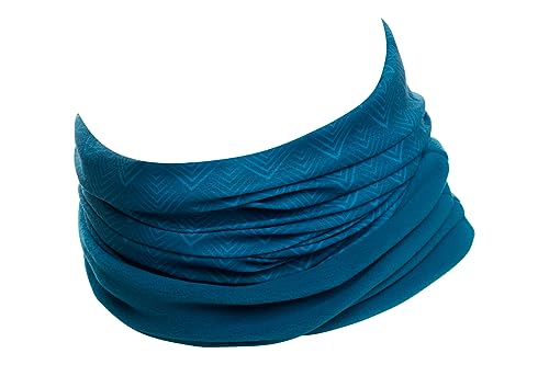 Hilltop® Polar Multifunktionstuch mit Fleece, warmes Halstuch, Schlauchtuch, Bandana für Damen und Herren, Farbe:Madalia Turquoise von Hilltop