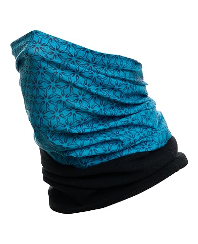 Hilltop® Polar Multifunktionstuch mit Fleece, warmes Schlauchtuch, Schal, Halstuch für kalte Herbst und Wintertage, für Damen und Herren, Trendige Farben, Farbe:Tiriona Turquoise von Hilltop