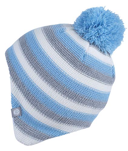 Hilltop Kinder-Mütze, hochwertige Kinder Wintermütze, Strickmütze, Kleinkind, Babymütze, doppellagig, Kinder Mützen/Farben:Blau-Grau 50-52cm von Hilltop