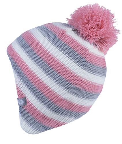 Hilltop Babymütze, hochwertige Kinder Wintermütze, Strickmütze, Kleinkind, doppellagig, Kinder Mützen/Farben:Rosa-Grau 50-52cm von Hilltop