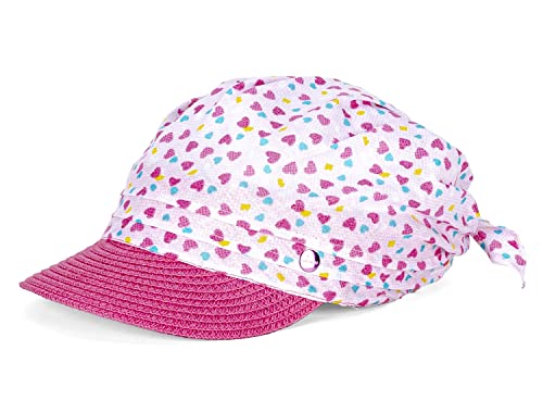 Hilltop Hat You Kinder Baumwoll-Sonnenhut, Schirmmütze, Baseballcap mit Gummizug, Farbe:Pink von Hilltop