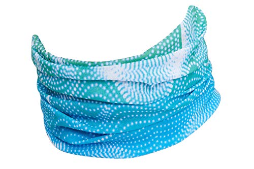 Hilltop Multifunktionstuch, Motorrad Halstuch, Kopftuch, Bandana, Schlauchtuch, Cooles Design in Trendfarben, für Damen und Herren, Farbe/Design:Blue Green Pattern von Hilltop