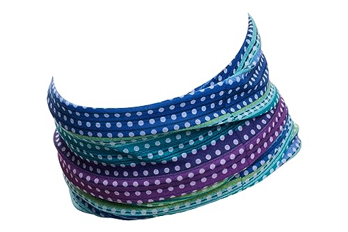 Hilltop Multifunktionstuch, Motorrad Halstuch, Kopftuch, Bandana, Schlauchtuch, Cooles Design in Trendfarben, für Damen und Herren, Farbe/Design:Colorful Dot Lines von Hilltop