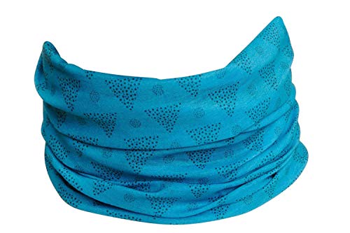 Hilltop Multifunktionstuch, Motorrad Halstuch, Kopftuch, Bandana, Schlauchtuch, Cooles Design in Trendfarben, für Damen und Herren, Farbe/Design:hellblau blau von Hilltop