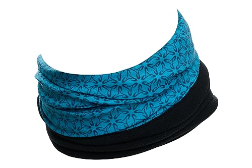 Hilltop Polar Halstuch, Multifunktionstuch, Kopftuch, Schlauchschal, Schal mit Fleece, Cooles Design in Trendfarben, für Damen und Herren, Farbe:Tiriona Turquoise von Hilltop