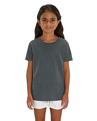 Hochwertiges Kinder T-Shirt aus 100% Bio-Baumwolle für Mädchen und Jungen. Eignet Sich hervorragend zum Bedrucken. (z.B.: mit Transfer-Folien/Textilfolien) von Hilltop