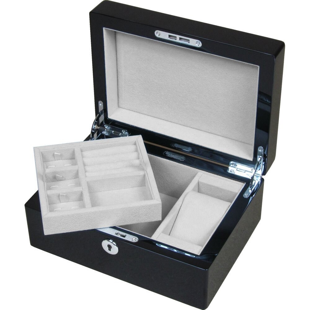 Hillwood Bk016V - Valet Box Mit Schloss Piano Schwarz von HillwoodUK