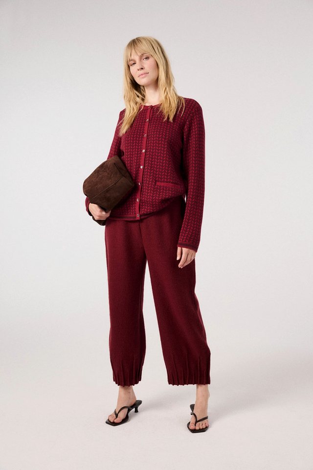 Himalaya Clothing Cardigan Damen mit feinem Blattdesign - Cardigan aus hochwertiger Bio-Baumwolle Weiche Baumwolljacke mit hohem Tragekomfort von Himalaya Clothing