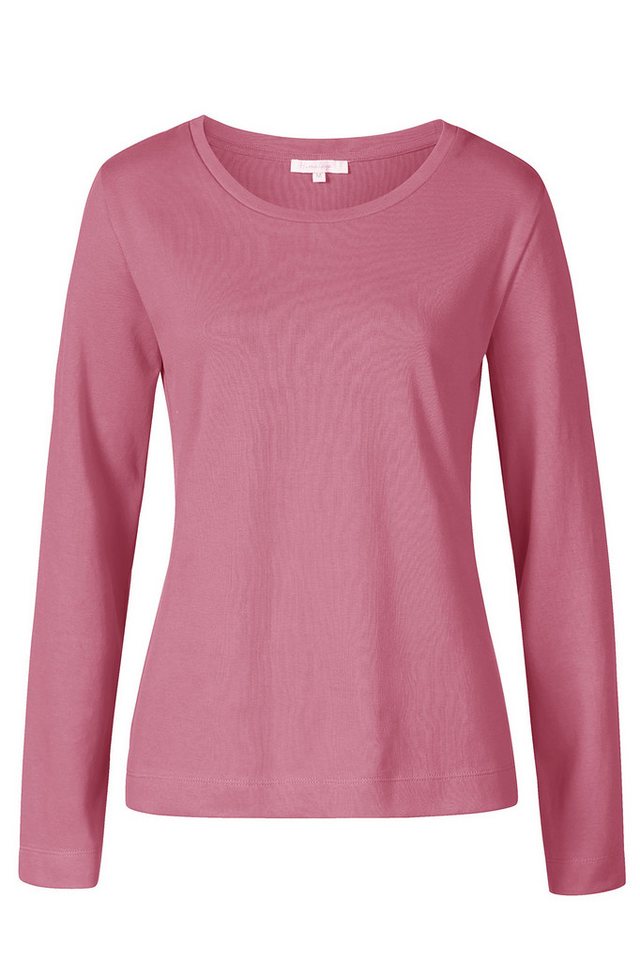 Himalaya Clothing Langarmshirt Basic Damen Shirt langarm "Alma" aus Feinrippjersey in Bio-Baumwolle Elegantes Longsleeve mit hohem Tragekomfort von Himalaya Clothing