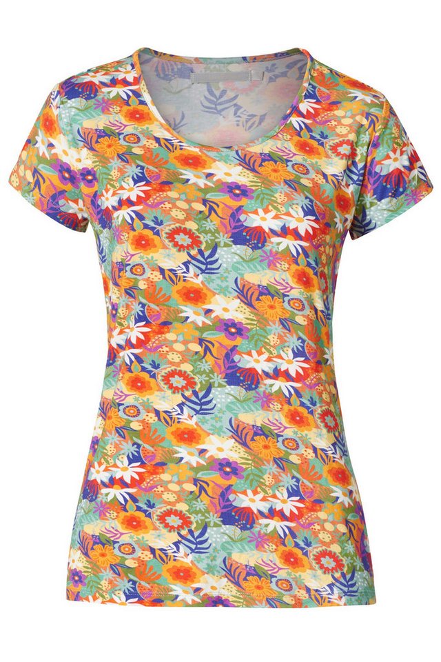 Himalaya Clothing Kurzarmshirt Lässiges T-Shirt Damen mit Rundhalsausschnitt aus nachhaltiger Viskose Sommerliches Damen Oberteil mit hohem Tragekomfort von Himalaya Clothing