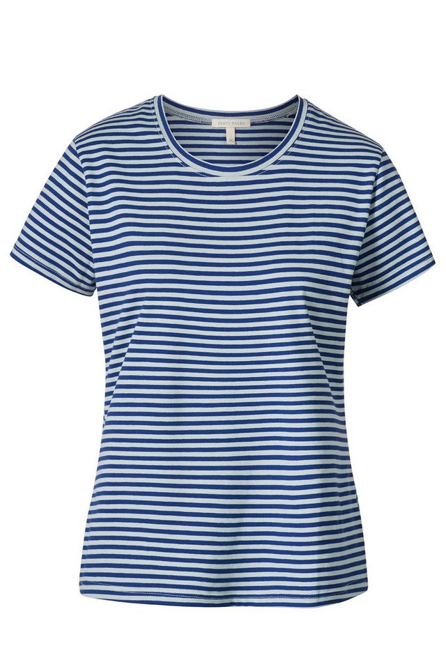 Himalaya Clothing Kurzarmshirt Lässiges Damen T-Shirt mit Rundhalsausschnitt aus Bio-Baumwolle Damen Oberteil gestreift mit hohem Tragekomfort Himalaya Clothing Kurzarmshirt Lässiges Damen T-Shirt mit Rundhalsausschnitt aus Bio-Baumwolle Damen Oberteil gestreift mit hohem Tragekomfort von Himalaya Clothing