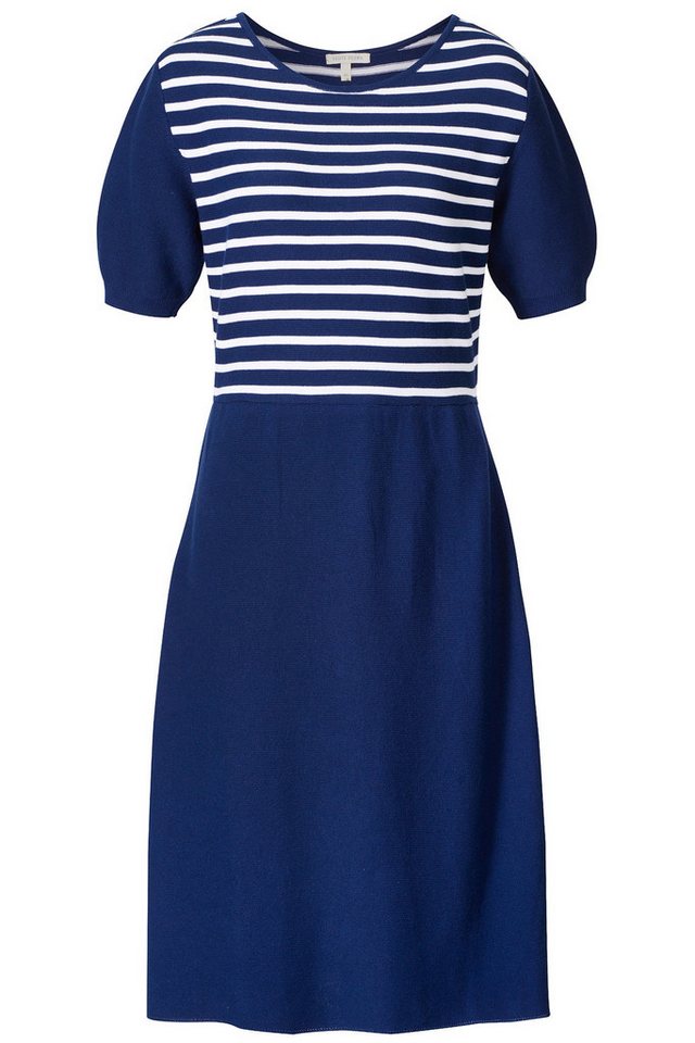 Himalaya Clothing Sommerkleid Kleid Damen im Streifenlook - Strickkleid aus weicher Bio-Baumwolle Leichtes Sommerkleid mit Rundhalsausschnitt von Himalaya Clothing