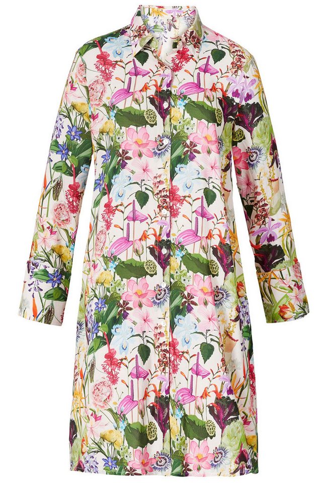 Himalaya Clothing Sommerkleid Kleid Damen mit Blumen-Print - Lässiges Sommerkleid aus Viskose Lebendiges Blumenkleid mit hohem Tragekomfort von Himalaya Clothing