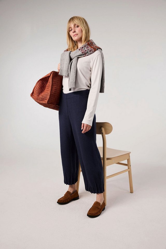 Himalaya Clothing Stoffhose Walkhose aus Merinowolle mit Komfortbund - navy / XS von Himalaya Clothing