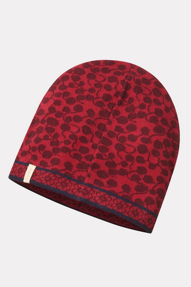 Himalaya Clothing Strickmütze mit abstraktem Tropfenmuster - Mütze Damen aus weicher Bio-Baumwolle Hochwertige Beanie mit hohem Tragekomfort von Himalaya Clothing