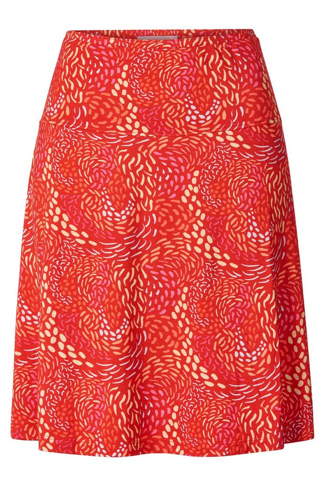 Himalaya Clothing Strickrock Rock Damen mit floralem Print - Sommerrock aus hochwertiger Viskose Bequemer Midi Rock in A-Linie mit elastischem Bund von Himalaya Clothing