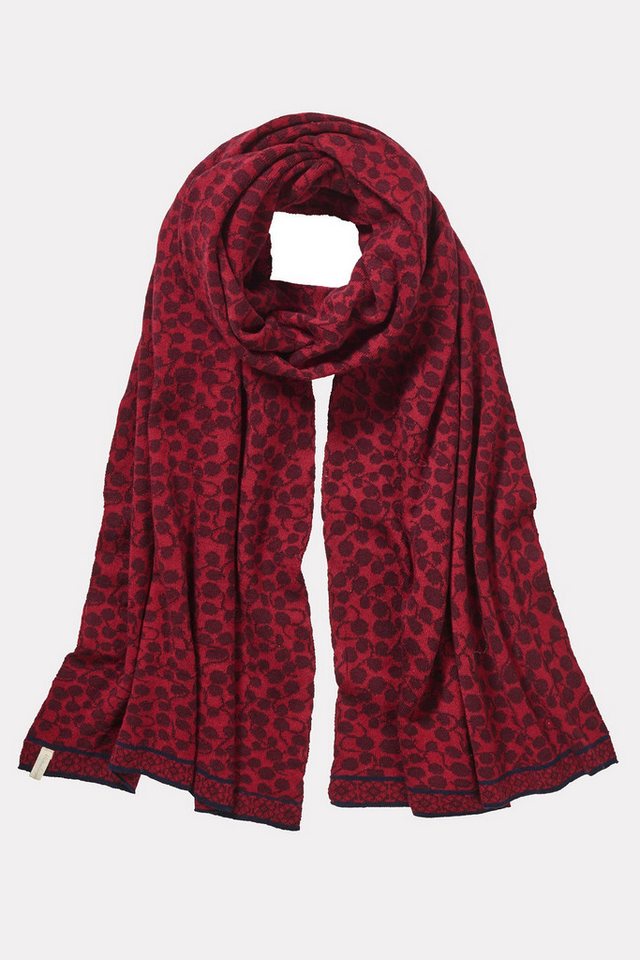 Himalaya Clothing Strickschal Damen mit abstraktem Tropfenmuster - Strickschal aus Bio-Baumwolle, Weicher Baumwoll Schal mit hohem Tragekomfort von Himalaya Clothing