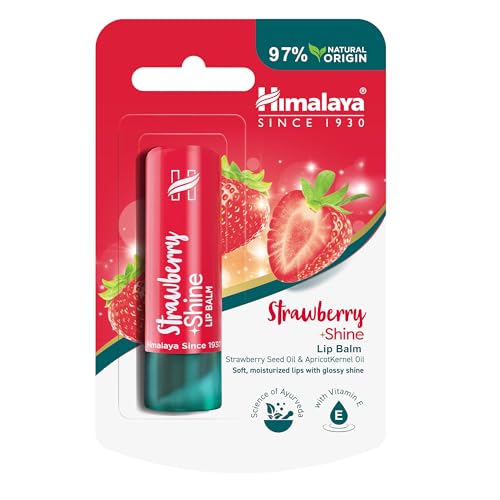Himalaya Strawberry Shine Lip Balm with Strawberry Seed Oil -4.5g von Himalaya