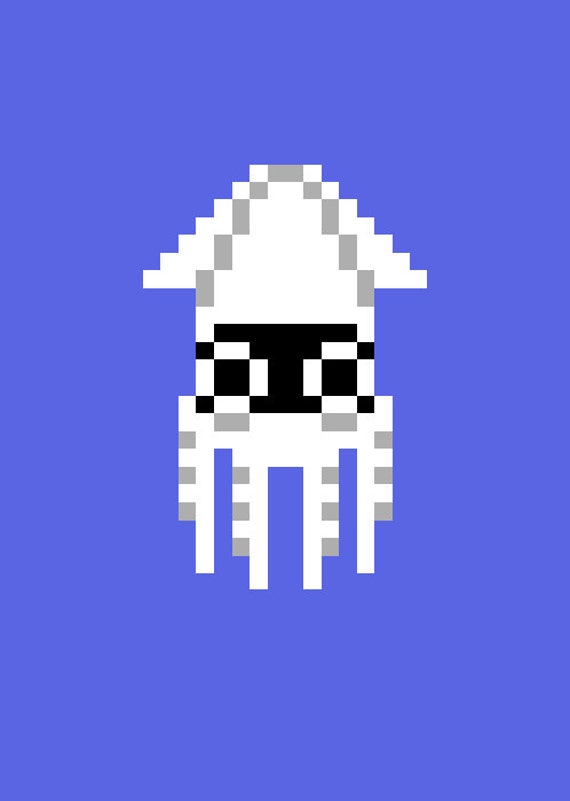 Knit Wool Blooper Hat Super Mario Bros Nes Nintendo Warm Wool Blue Videospiel Luigi Bros. Brothers Squid Knit Wool Blooper Hat Super Mario Bros Nes Nintendo Warm Wool Blue Videospiel Luigi Bros. Brothers Squid von HimalayaHardware