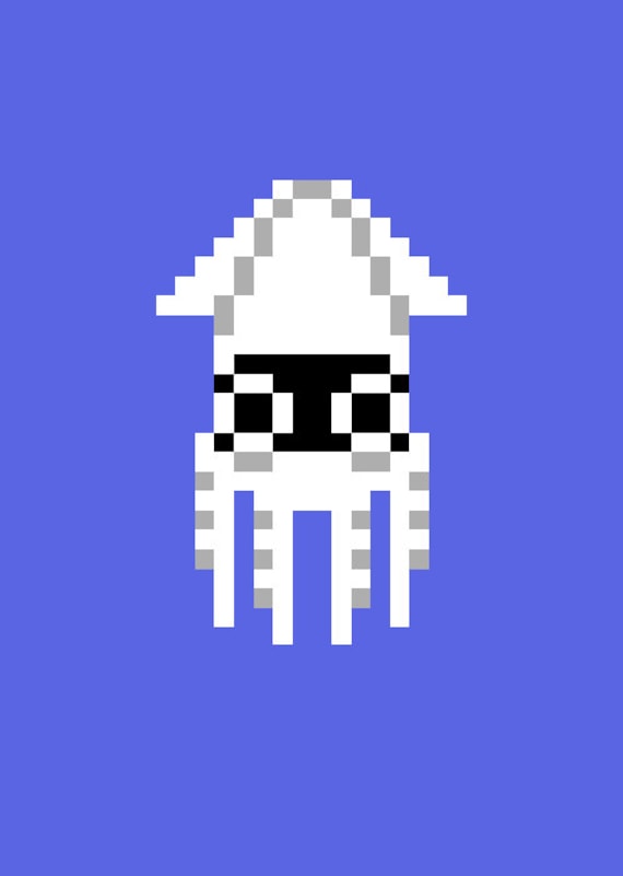 Knit Wool Blooper Hat Super Mario Bros Nes Nintendo Warm Wool Blue Videospiel Luigi Bros. Brothers Squid Knit Wool Blooper Hat Super Mario Bros Nes Nintendo Warm Wool Blue Videospiel Luigi Bros. Brothers Squid von HimalayaHardware