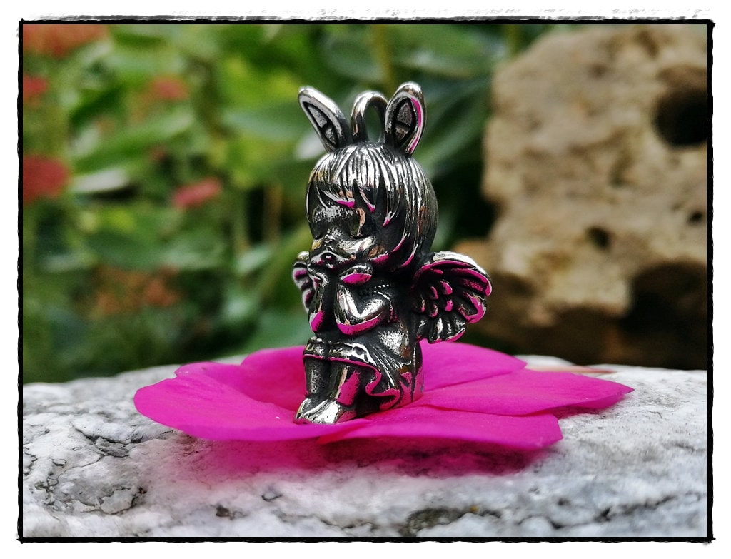 Engel Anhänger, Schutzengel, Edelstahlschmuck, Symbolschmuck von Himalife
