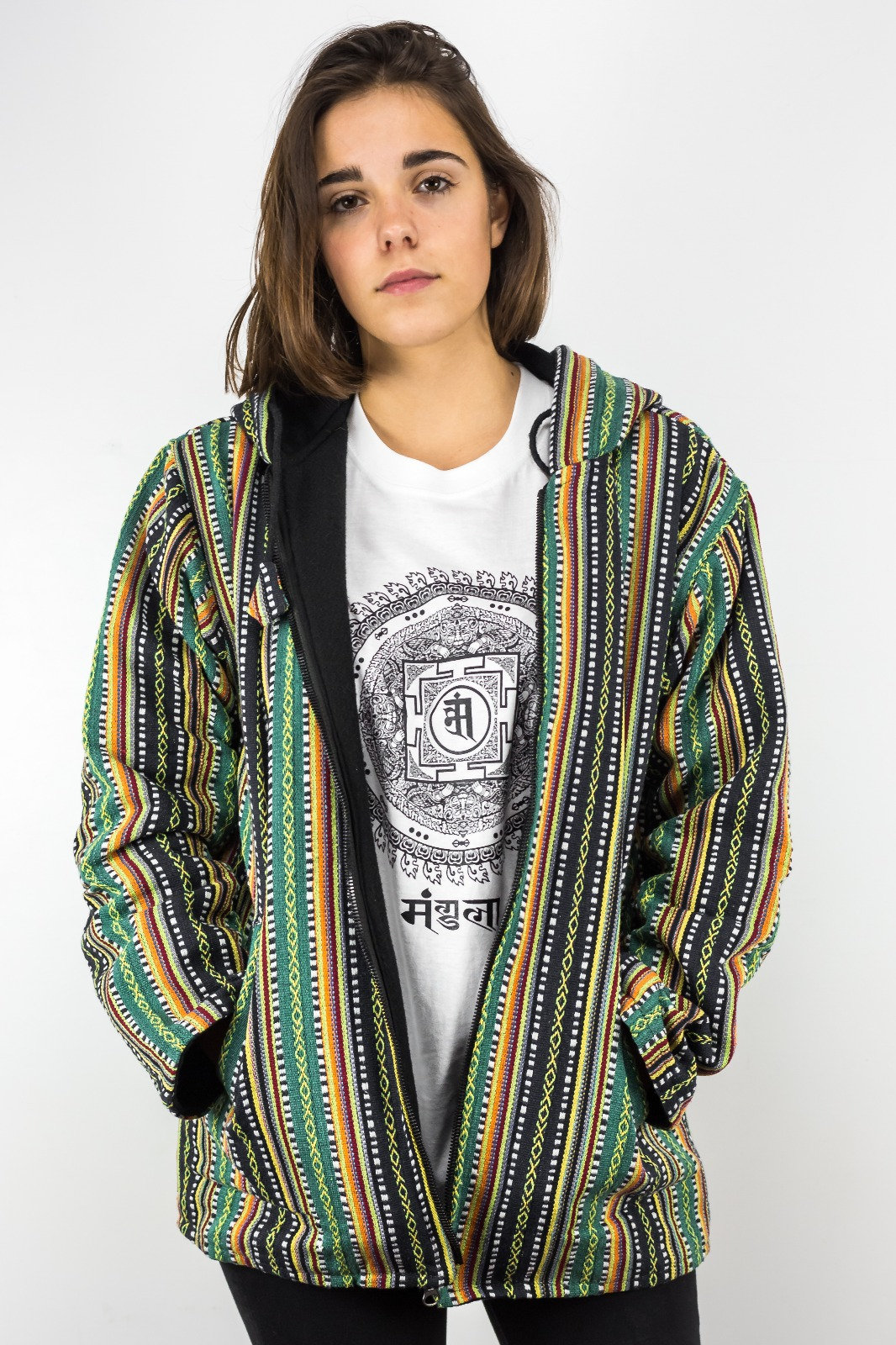 stand Out & Rebel Handmade Unisex Gheri Cotton Jacket - Traditional Nepalese Fabric Ethically Hippie Jackets At Himanepal stand Out & Rebel Handmade Unisex Gheri Cotton Jacket - Traditional Nepalese Fabric Ethically Hippie Jackets At Himanepal von Himanepal