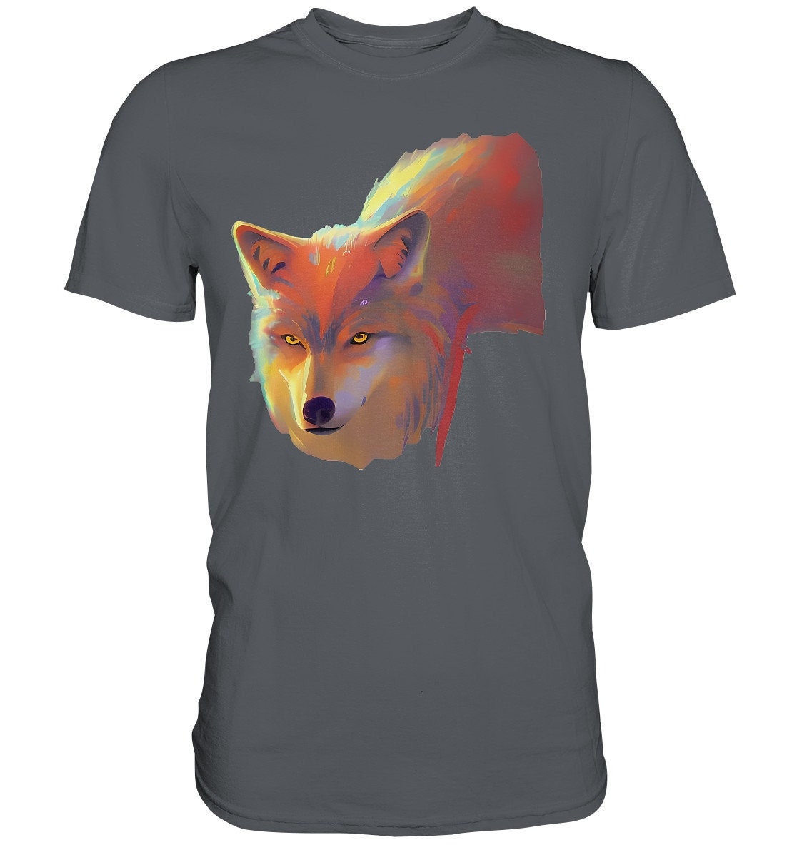 Geister Wolf - Premium T-Shirt Baumwolle Geister Wolf - Premium T-Shirt Baumwolle von HimmellandArtDesign