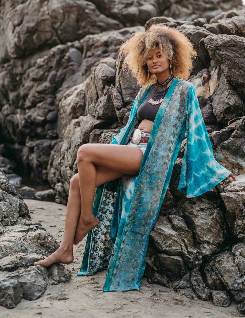 Kimono "Blaue Lagune" von Himmelskater