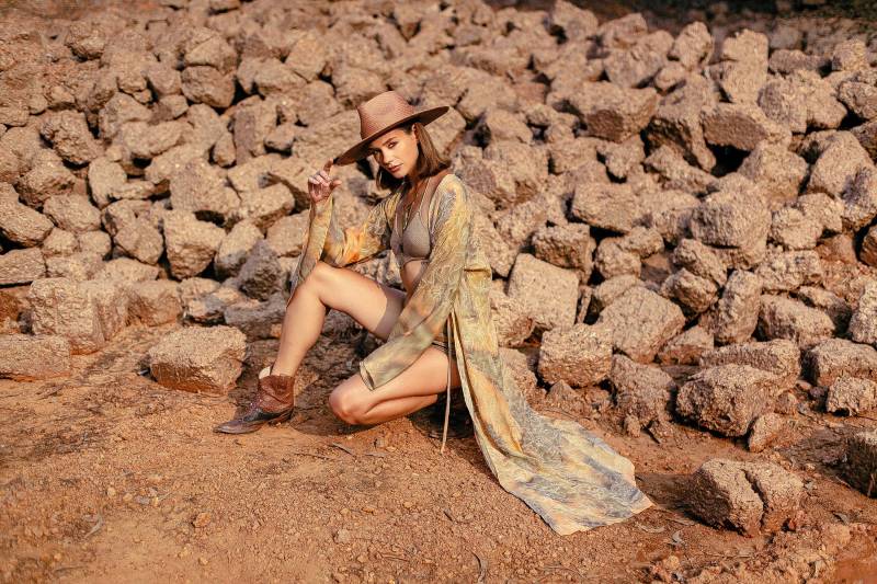 Kimono "Desert Rose" von Himmelskater