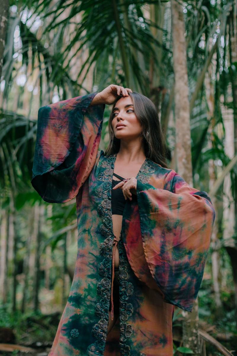 Kimono "Jungle Flower" von Himmelskater