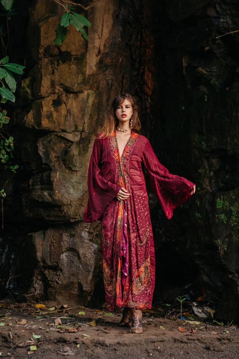 Kimono "Red Ocean" von Himmelskater