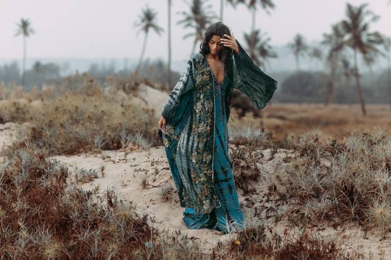 Kimono "Velvet Flower" von Himmelskater