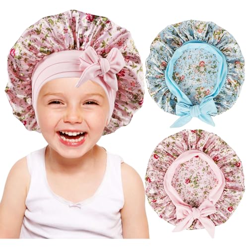 2 Stück Kinderhauben für Mädchen, Seidenhaube zum Schlafen von Kindern, Motorhaube für Kinder, Kleinkindhaube 2 Stück Kinderhauben für Mädchen, Seidenhaube zum Schlafen von Kindern, Motorhaube für Kinder, Kleinkindhaube von Himoswis