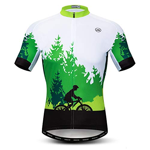 Herren-Fahrradtrikot, kurzärmelig, schnelltrocknend, atmungsaktiv, 94, L Herren-Fahrradtrikot, kurzärmelig, schnelltrocknend, atmungsaktiv, 94, L von HimyBB