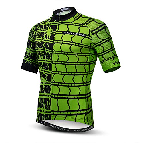 Herren Radtrikot Bike Biking Shirt Tops Kurzarm Kleidung, Cd6105, S von HimyBB