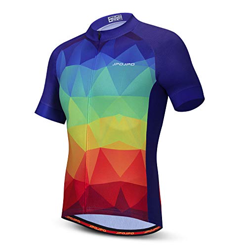 Herren Radtrikot Bike Biking Shirt Tops Kurzarm Kleidung, Jp1025, S von HimyBB